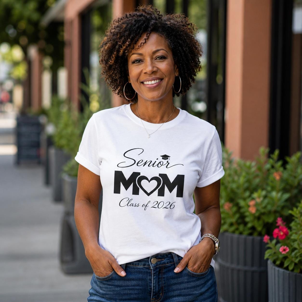 Senior Mom Class of 2026 T-Shirt | Graduation Mom Tee