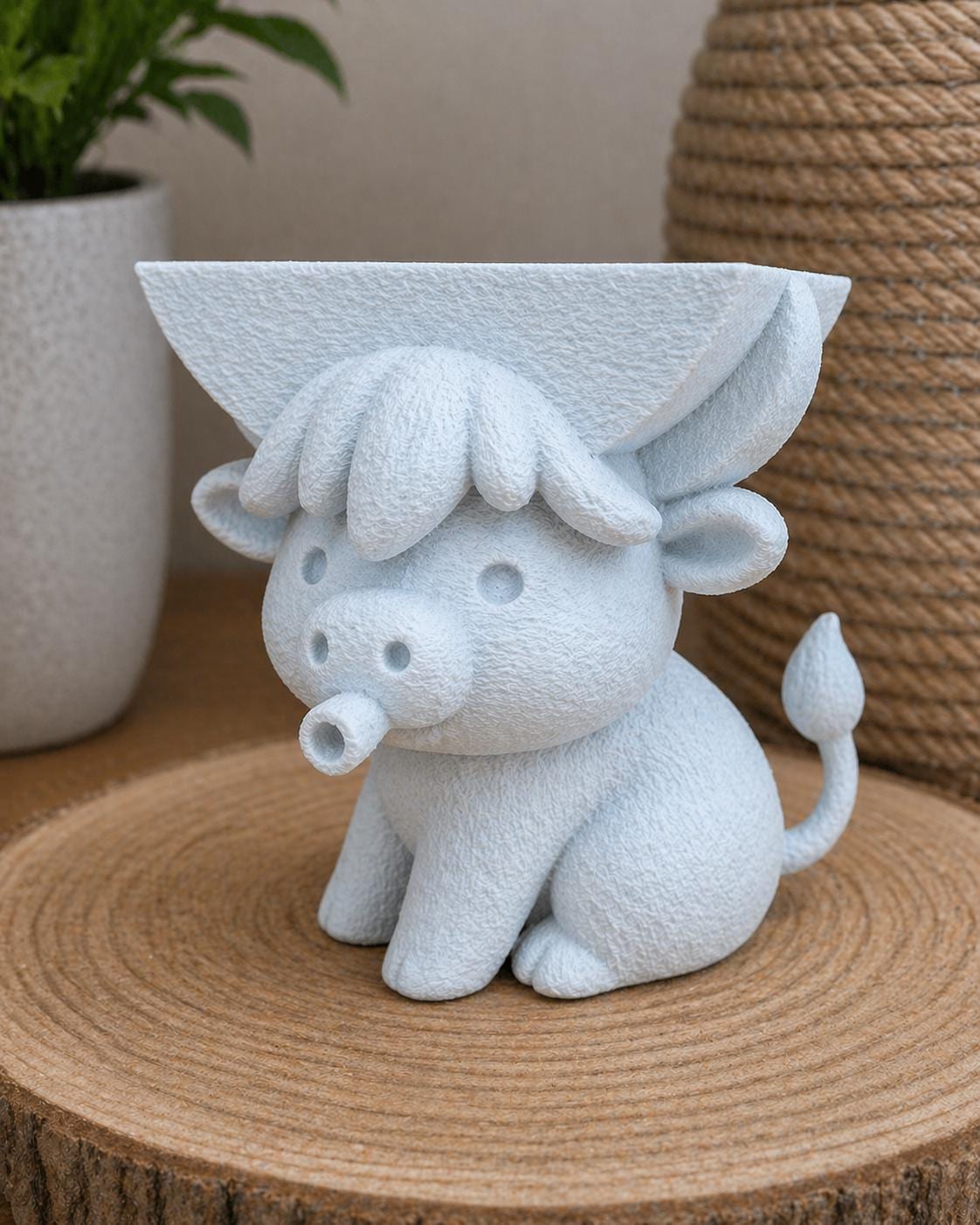 Highland Cow Sponge Holder, 3D Printed Kitchen Sink Organizer, Farmhouse Decor